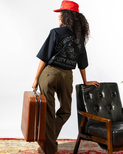 'City' SS Box Tee (Black)