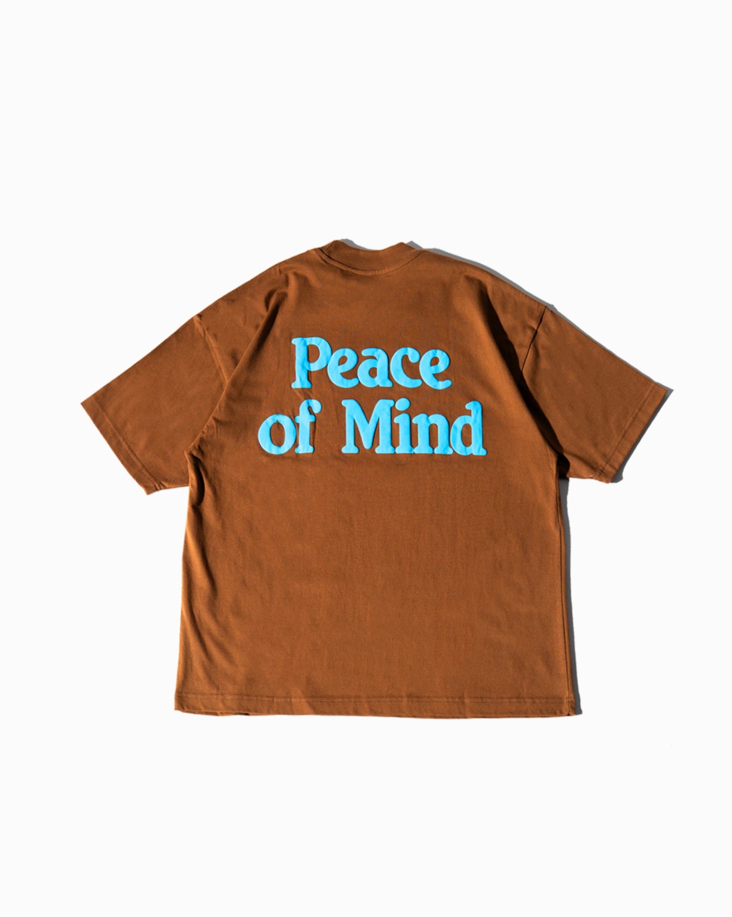 'Peace of Mind' Core SS Box Tee (Chestnut Brown)