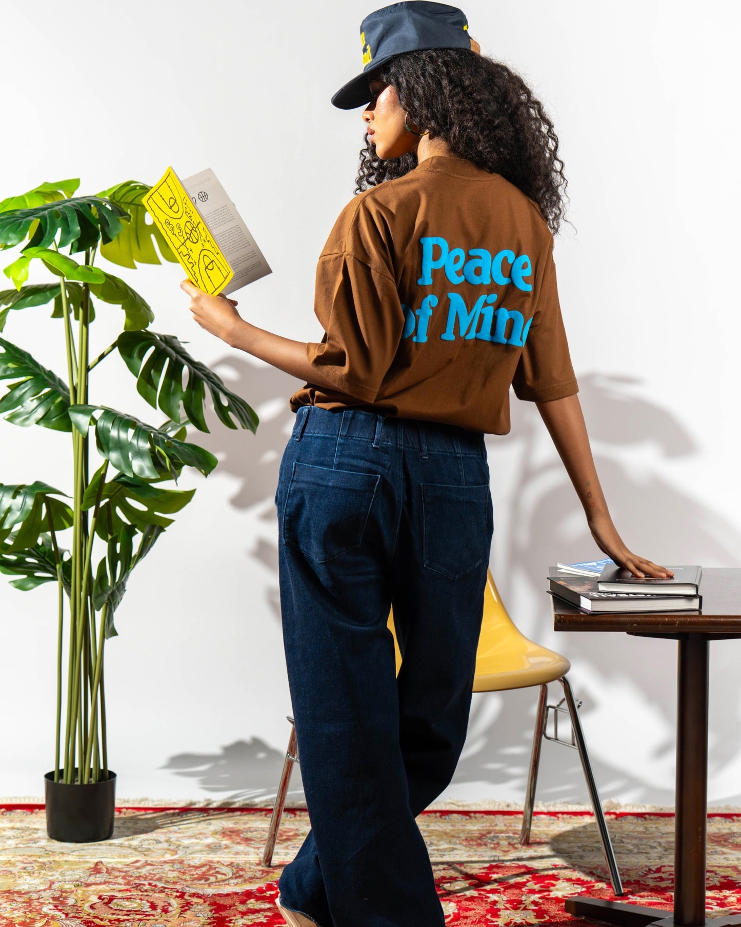 'Peace of Mind' Core SS Box Tee (Chestnut Brown)