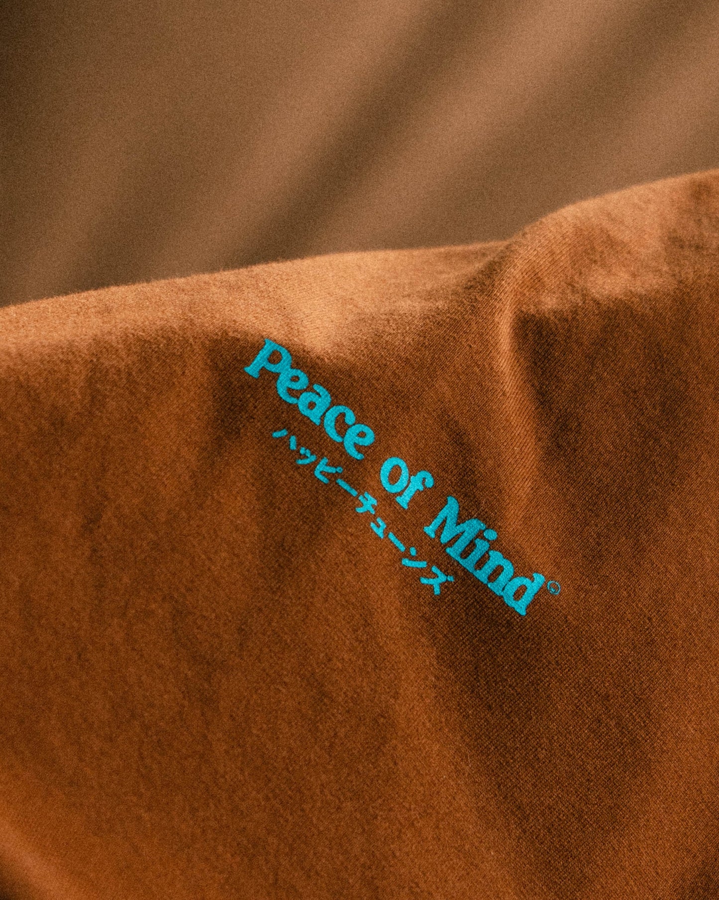 'Peace of Mind' Core SS Box Tee (Chestnut Brown)