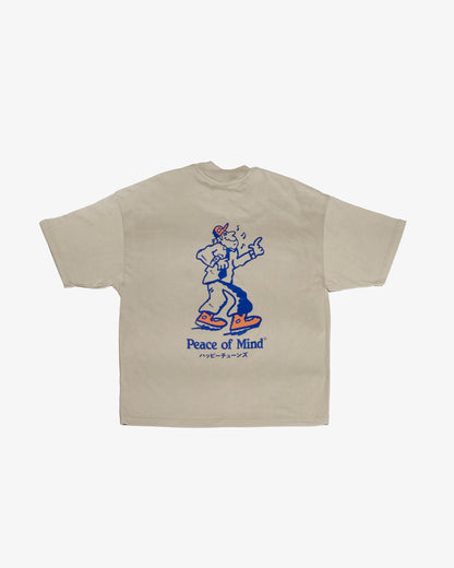 'Happy Tunes' SS Tee (Pebble)