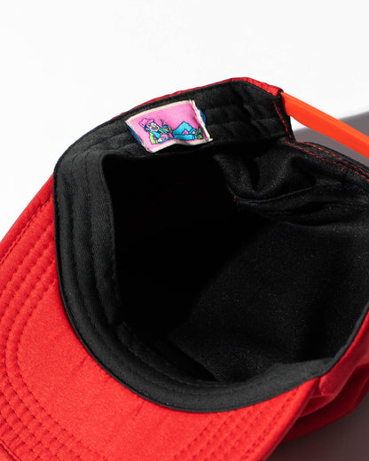 'Peace of Mind' Pillbox Hat (Chicago Red)
