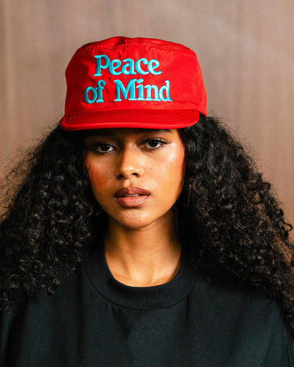 'Peace of Mind' Pillbox Hat (Chicago Red)
