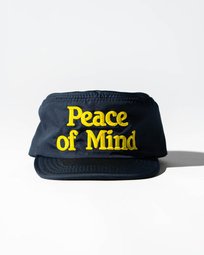 'Peace of Mind' Pillbox Hat (Navy Blue)