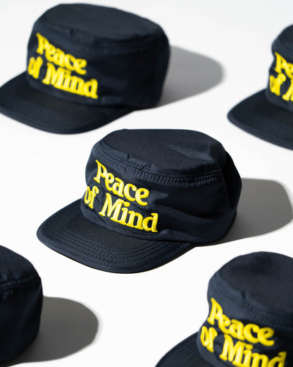 'Peace of Mind' Pillbox Hat (Navy Blue)
