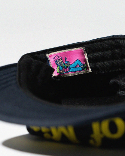 'Peace of Mind' Pillbox Hat (Navy Blue)
