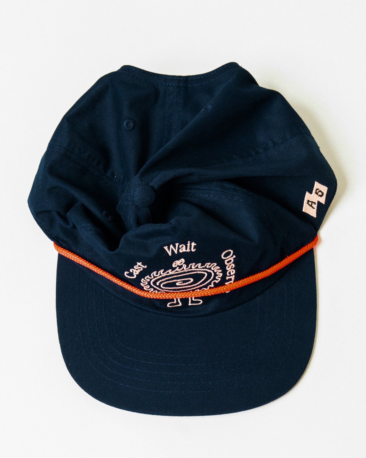 'Cast' 6-Panel Rope Cap (Navy Blue)