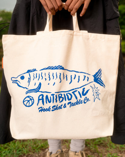 'Tackle' Double Handle Everyday Totebag (Cream)