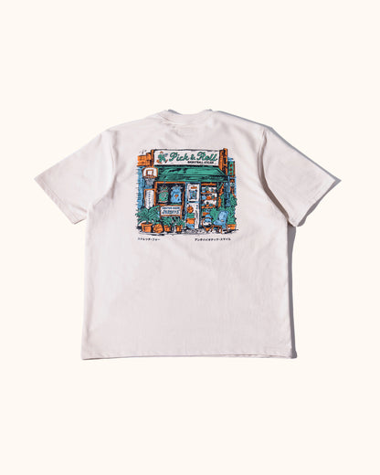 'ATELIER' Stretch Four - SS French Terry Tee (Beige)