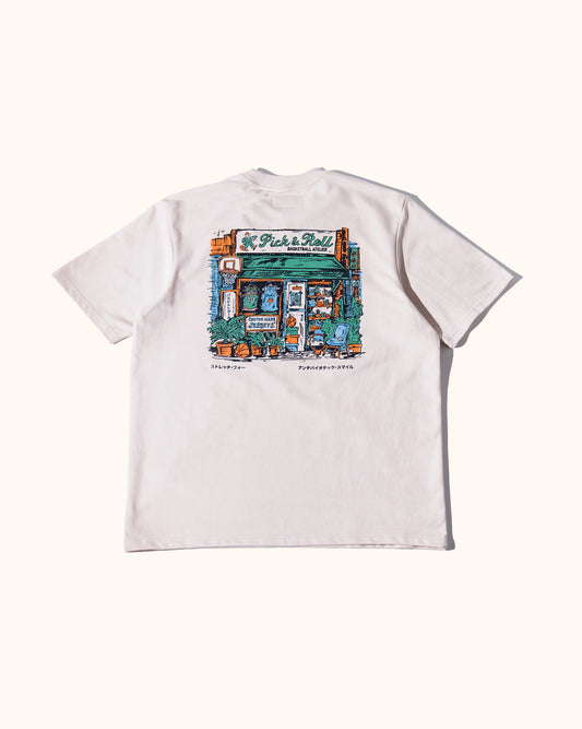 'ATELIER' Stretch Four - SS French Terry Tee (Beige)