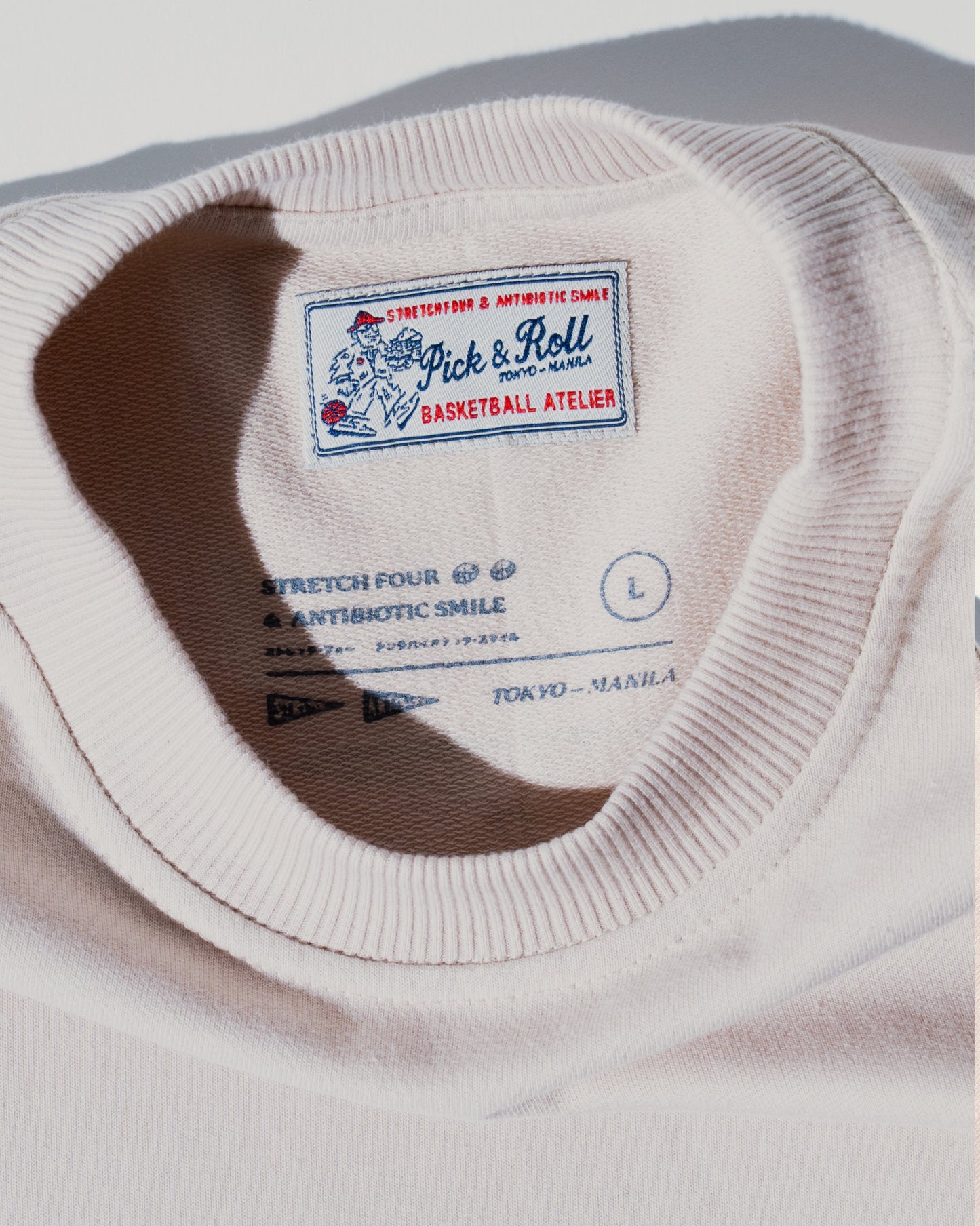 'ATELIER' Stretch Four - SS French Terry Tee (Beige)