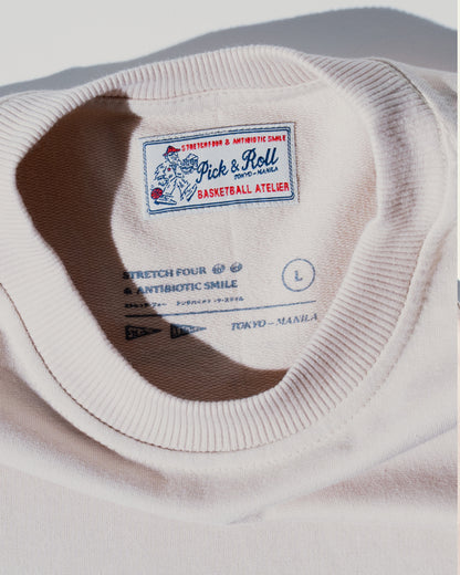 'ATELIER' Stretch Four - SS French Terry Tee (Beige)