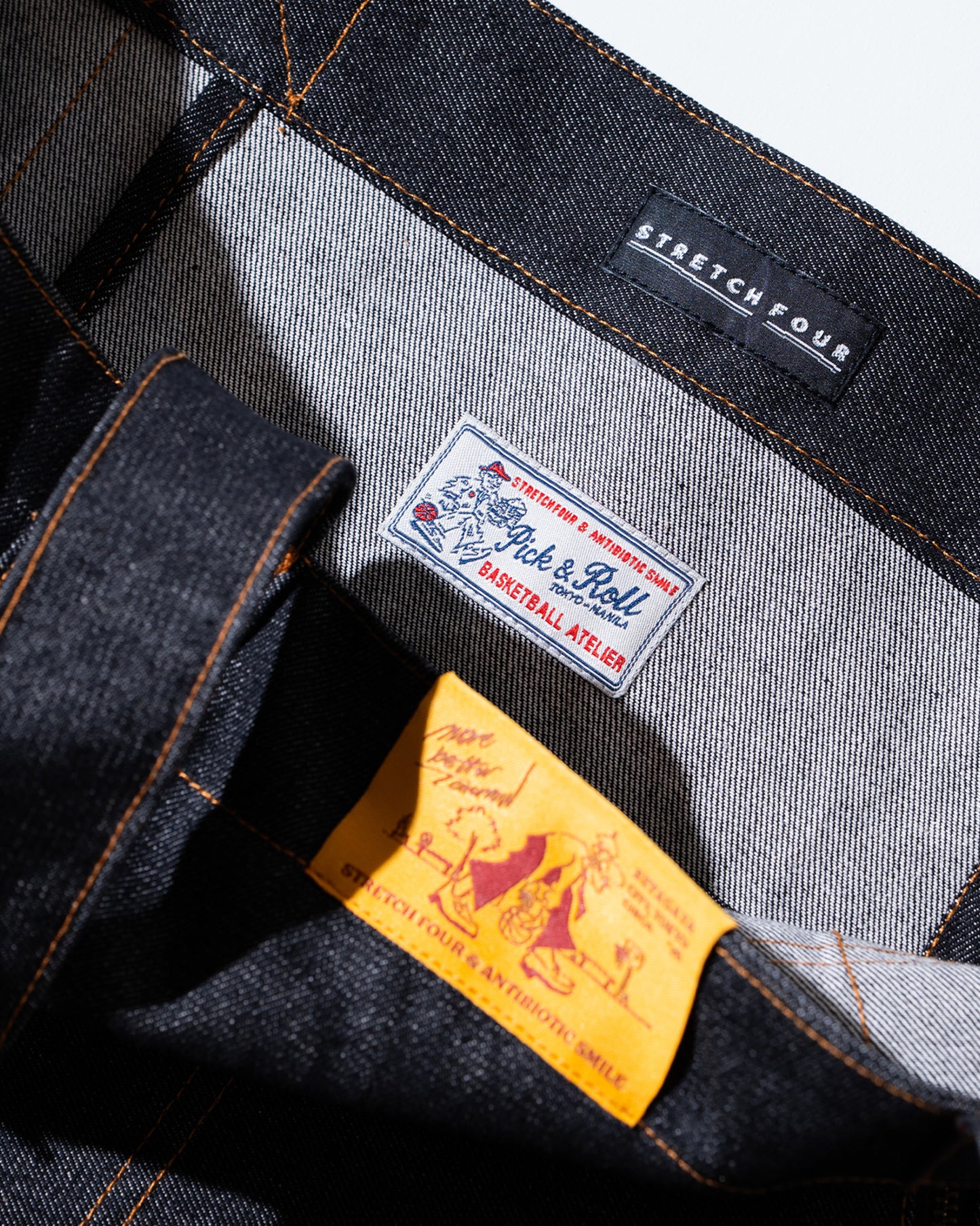 'DUNCAN' Stretch Four - Denim Totebag (Dark Navy)