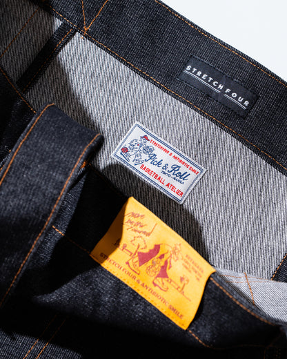 'DUNCAN' Stretch Four - Denim Totebag (Dark Navy)
