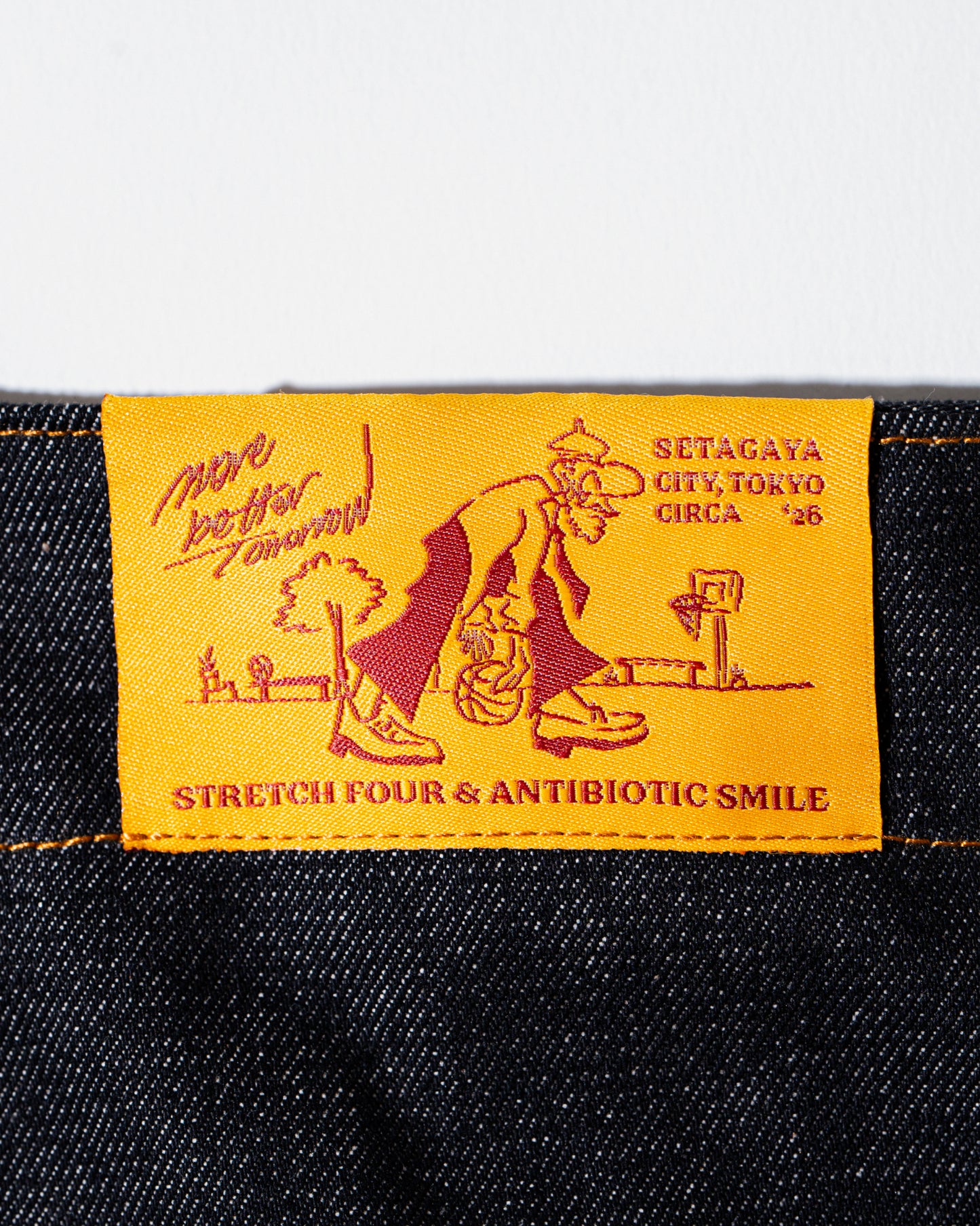 'DUNCAN' Stretch Four - Denim Totebag (Dark Navy)
