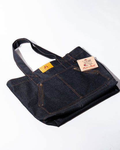 'DUNCAN' Stretch Four - Denim Totebag (Dark Navy)