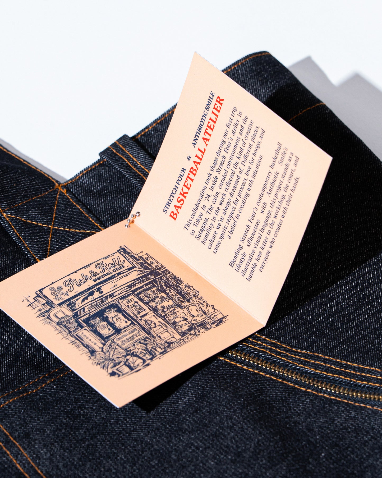 'DUNCAN' Stretch Four - Denim Totebag (Dark Navy)