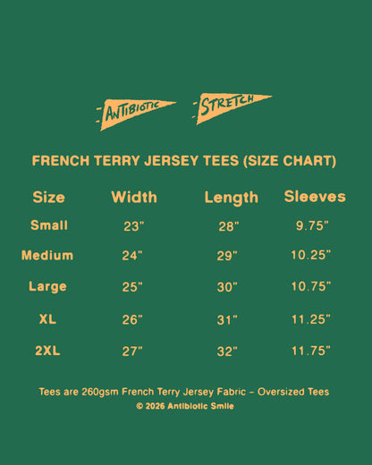 'ATELIER' Stretch Four - SS French Terry Tee (Beige)