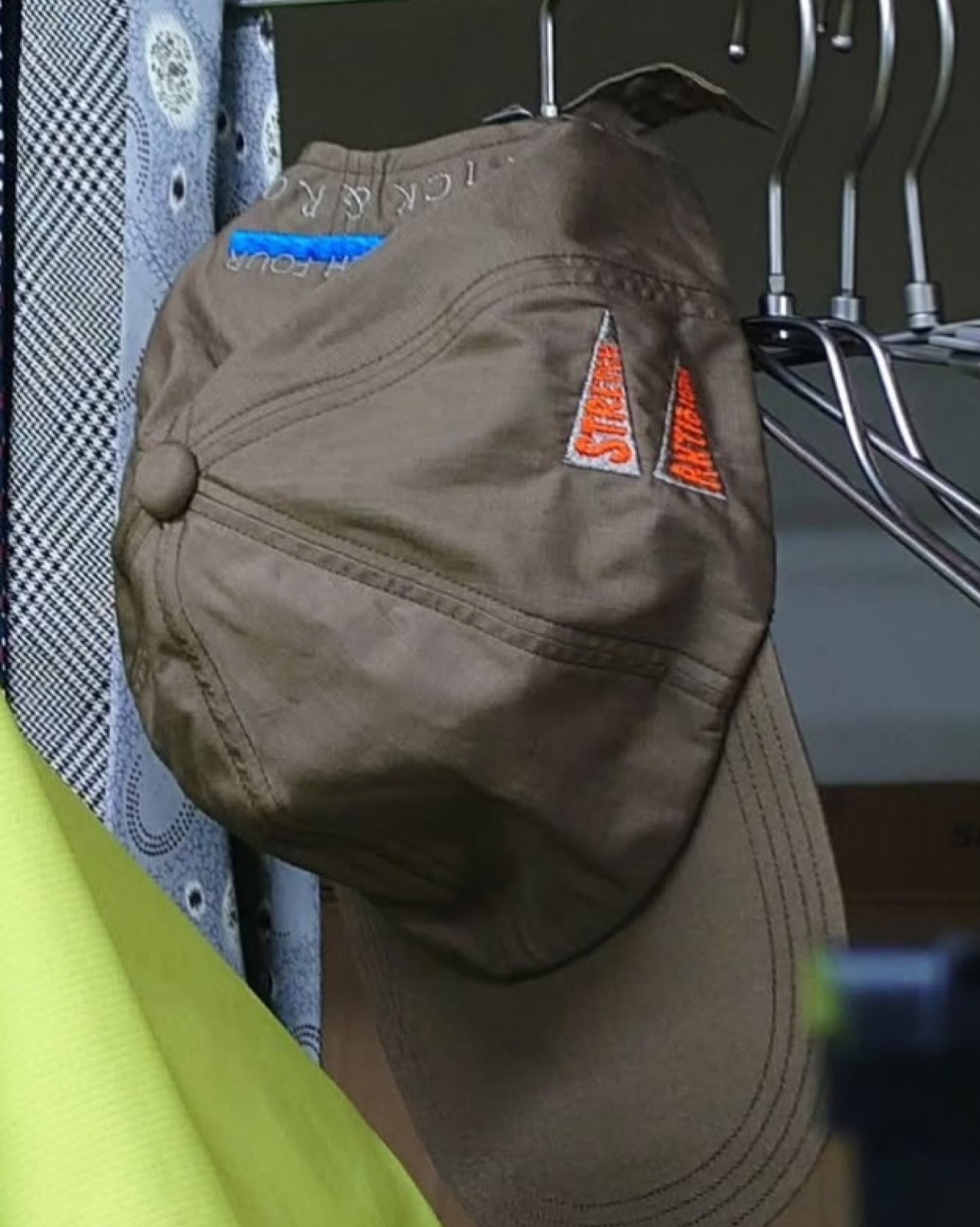 'TONY' Pick & Roll Hat - Stretch Four- Brown Hakeme Fabric (Made in Japan)