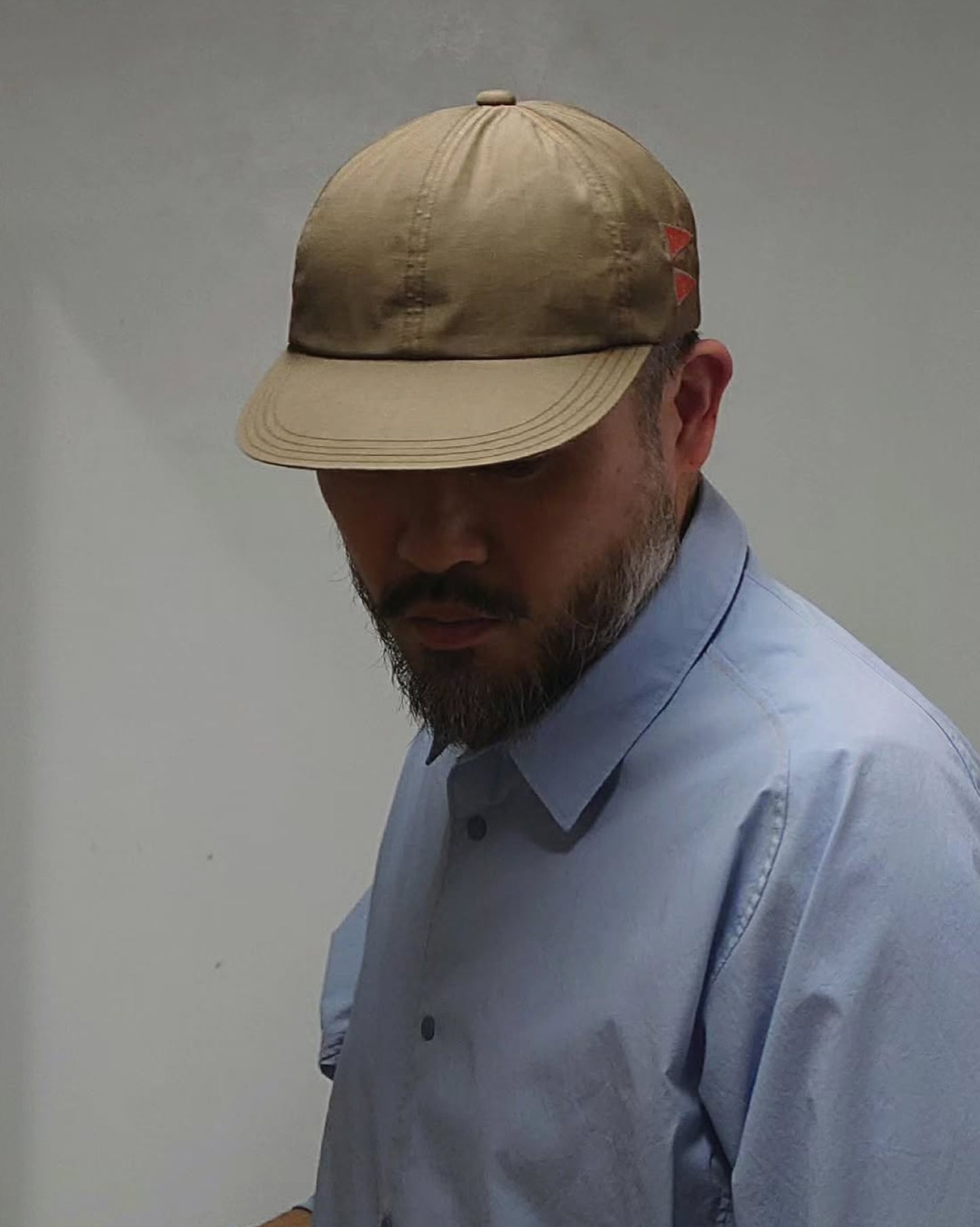 'TONY' Pick & Roll Hat - Stretch Four- Brown Hakeme Fabric (Made in Japan)