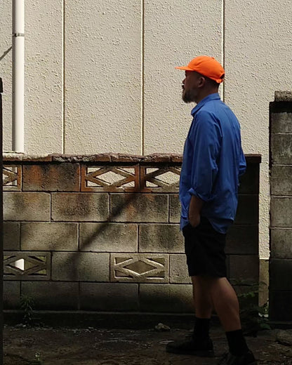 'CASTLE' Roster Shirt - Stretch Four -Sky Blue (Made in Japan)