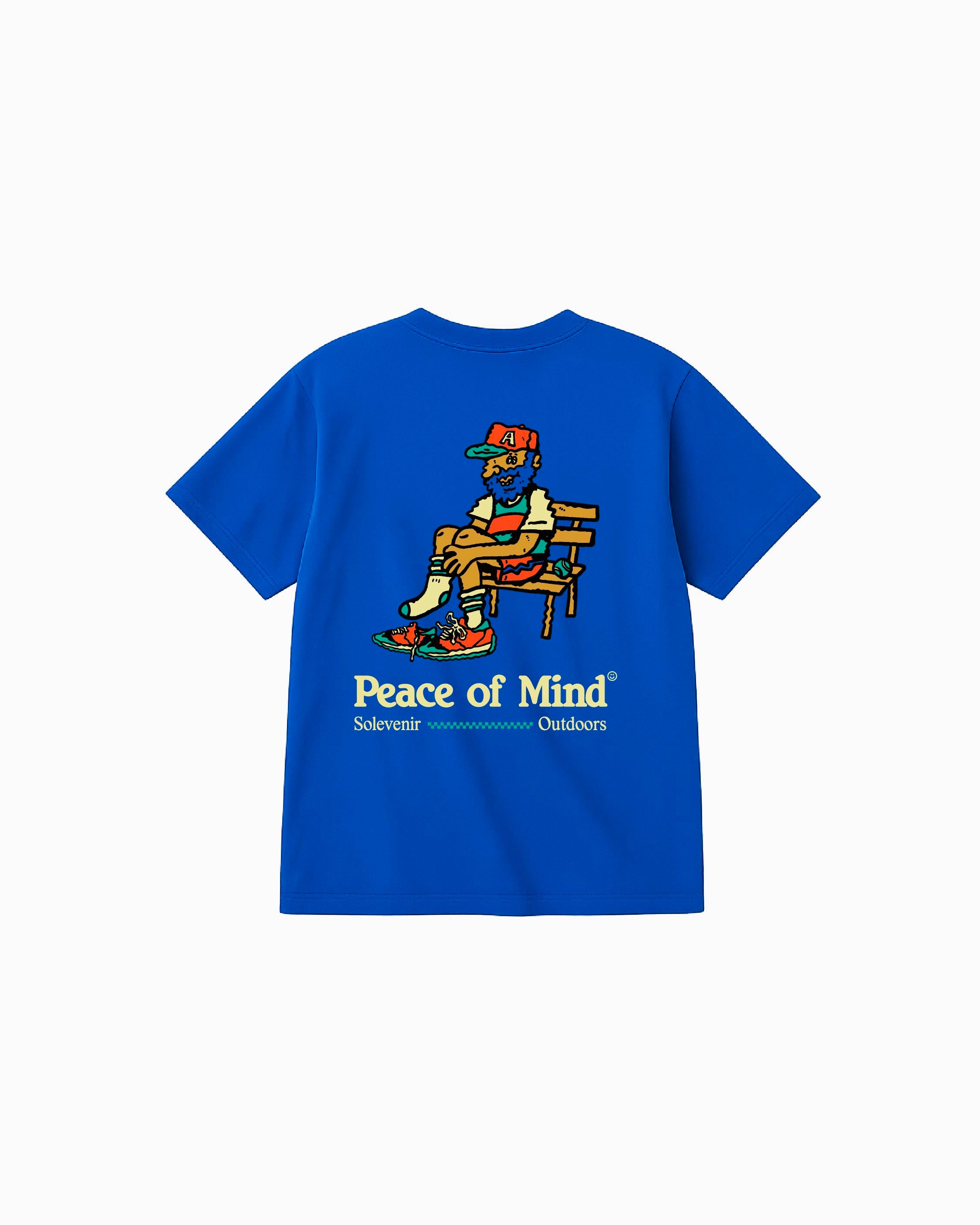 Prep' Tee - Antibiotic Smile & Solevenir Collab (Royal Blue)