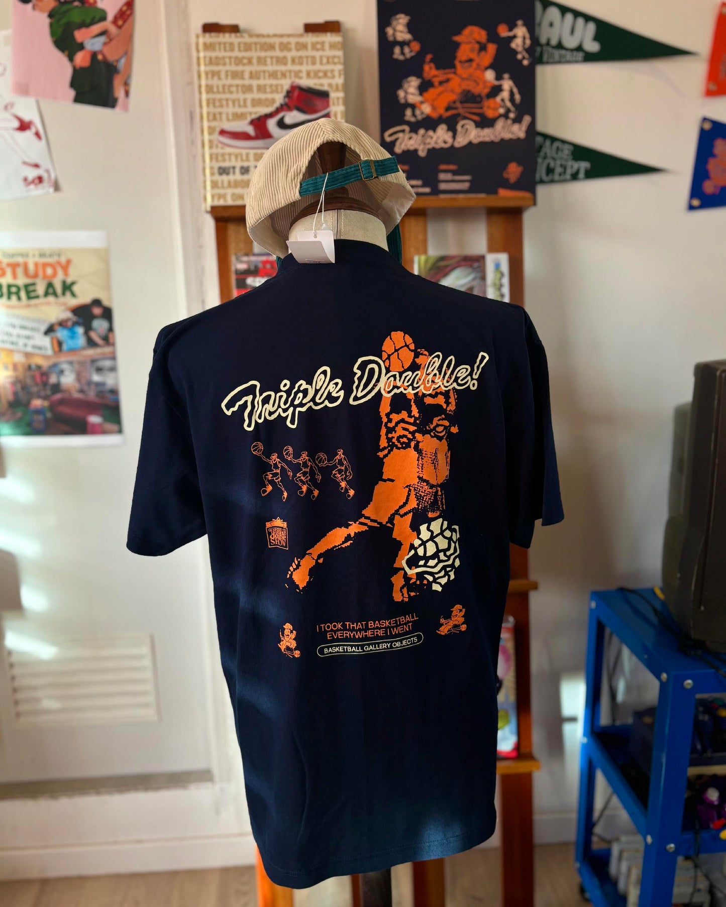 'Triple Double Show' Souvenir Tee (Navy Blue)