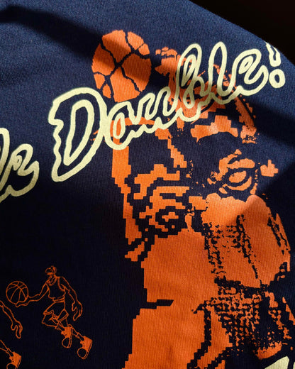 'Triple Double Show' Souvenir Tee (Navy Blue)